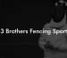 3 Brothers Fencing Sport