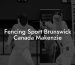 Fencing Sport Brunswick Canada Makenzie