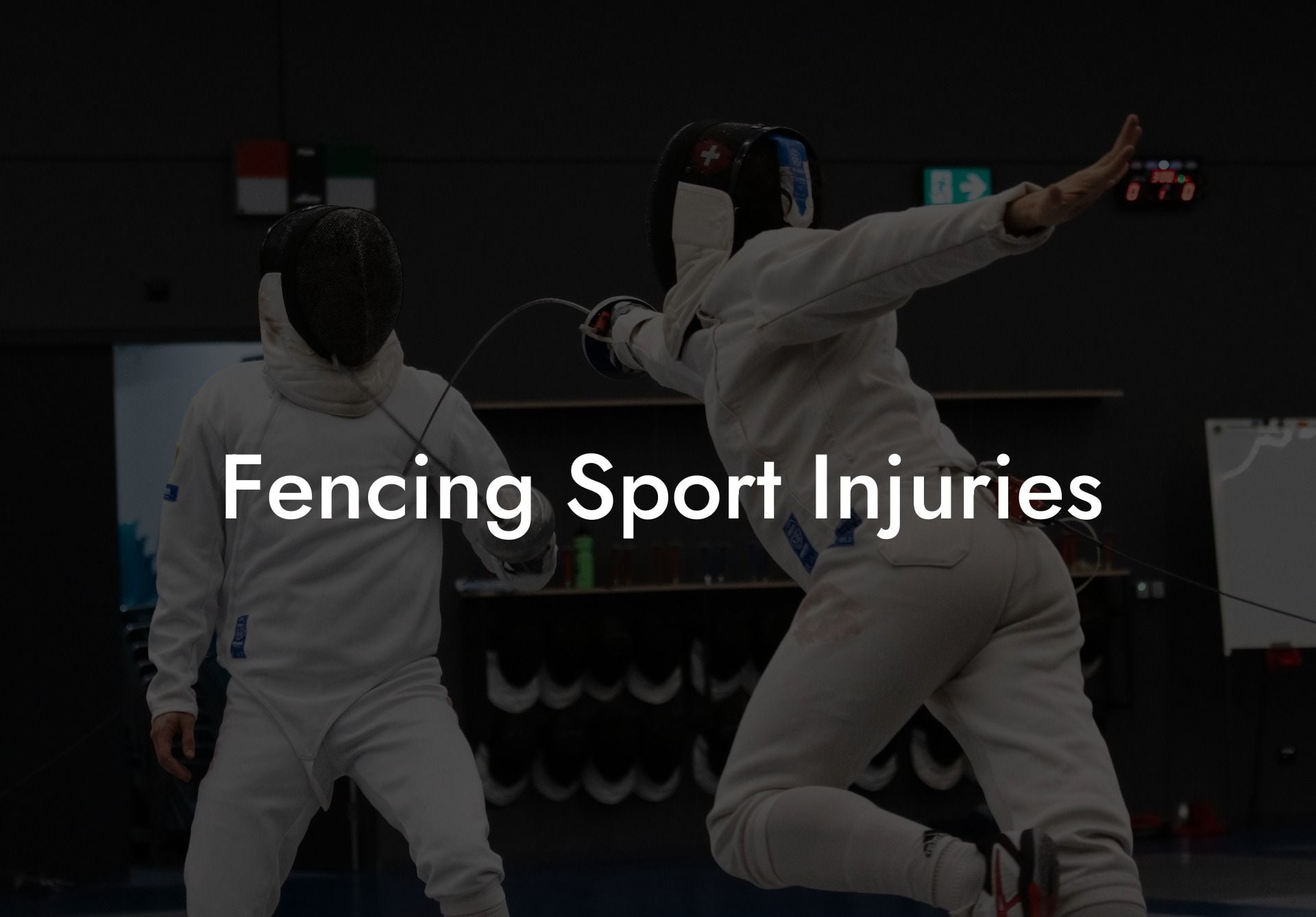 Fencing Sport Injuries