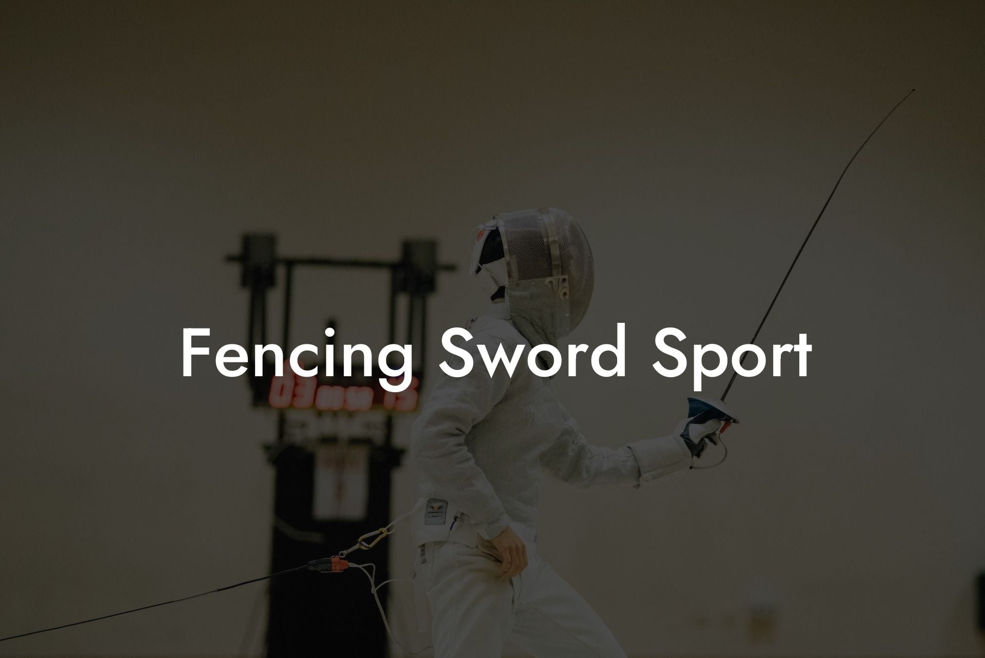 Fencing Sword Sport