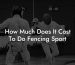 How Much Does It Cost To Do Fencing Sport