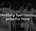 Modifying Sport Fencing Jacket For Hema