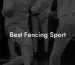 Best Fencing Sport