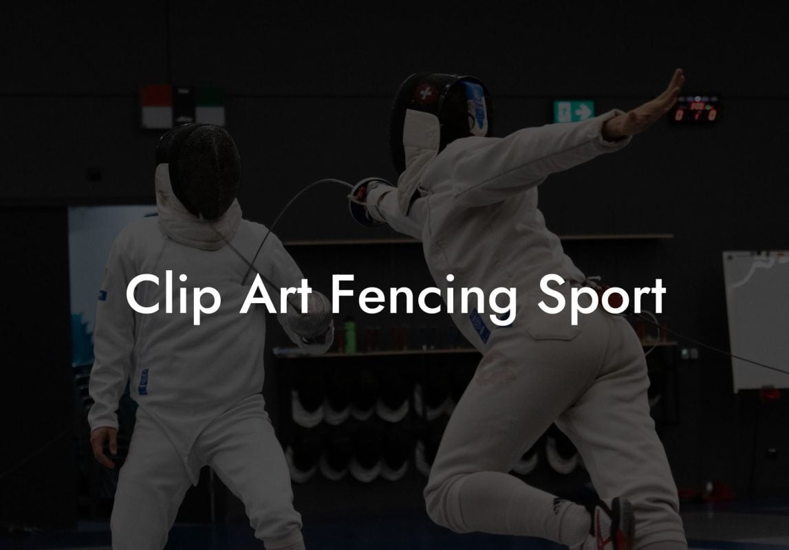 Clip Art Fencing Sport