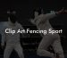 Clip Art Fencing Sport