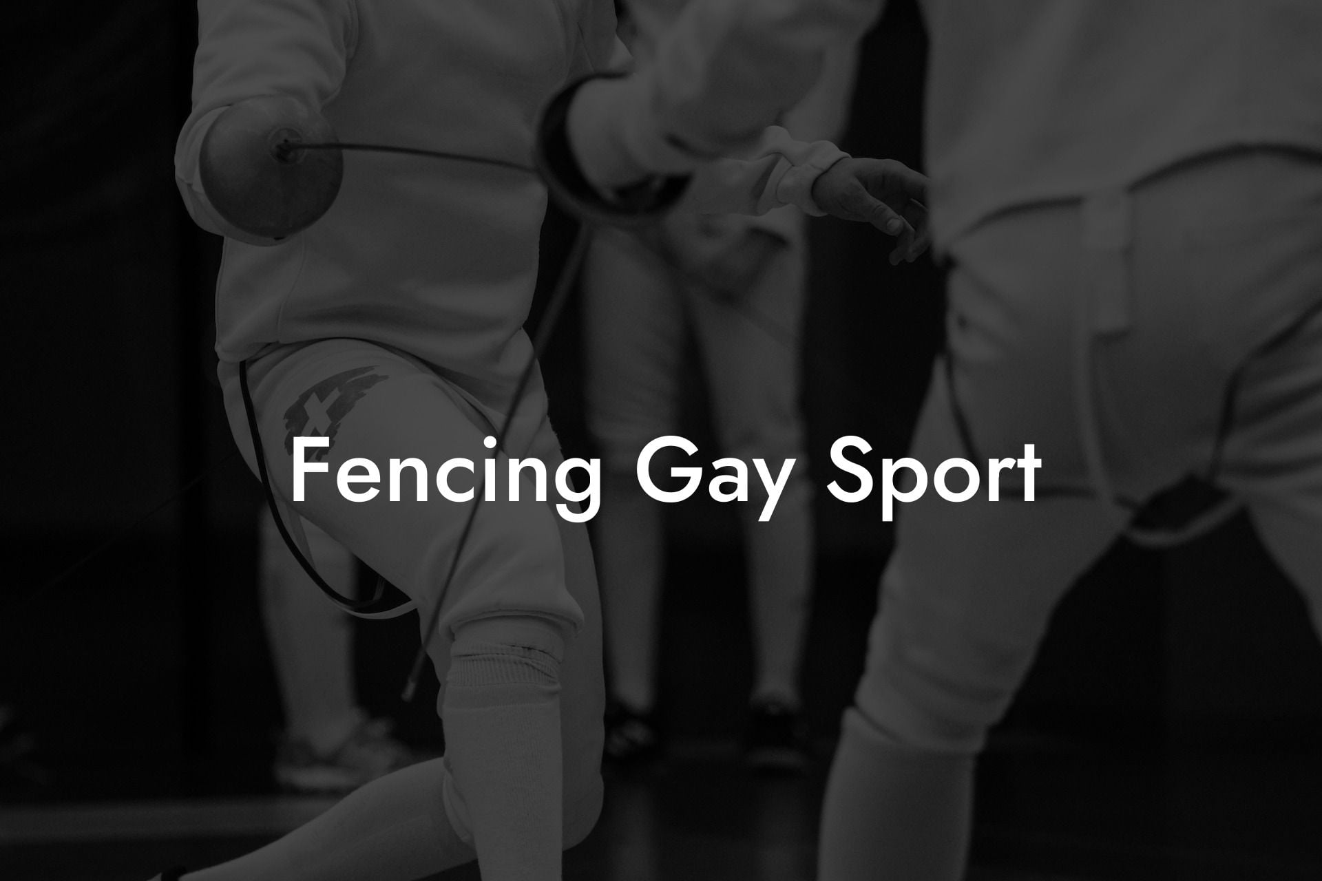 Fencing Gay Sport