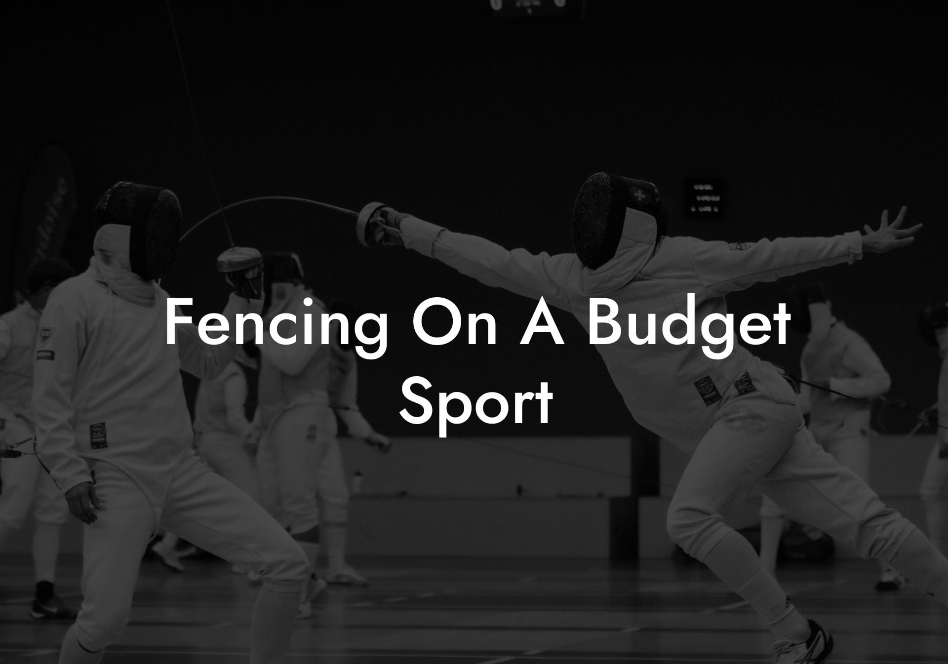 Fencing On A Budget Sport