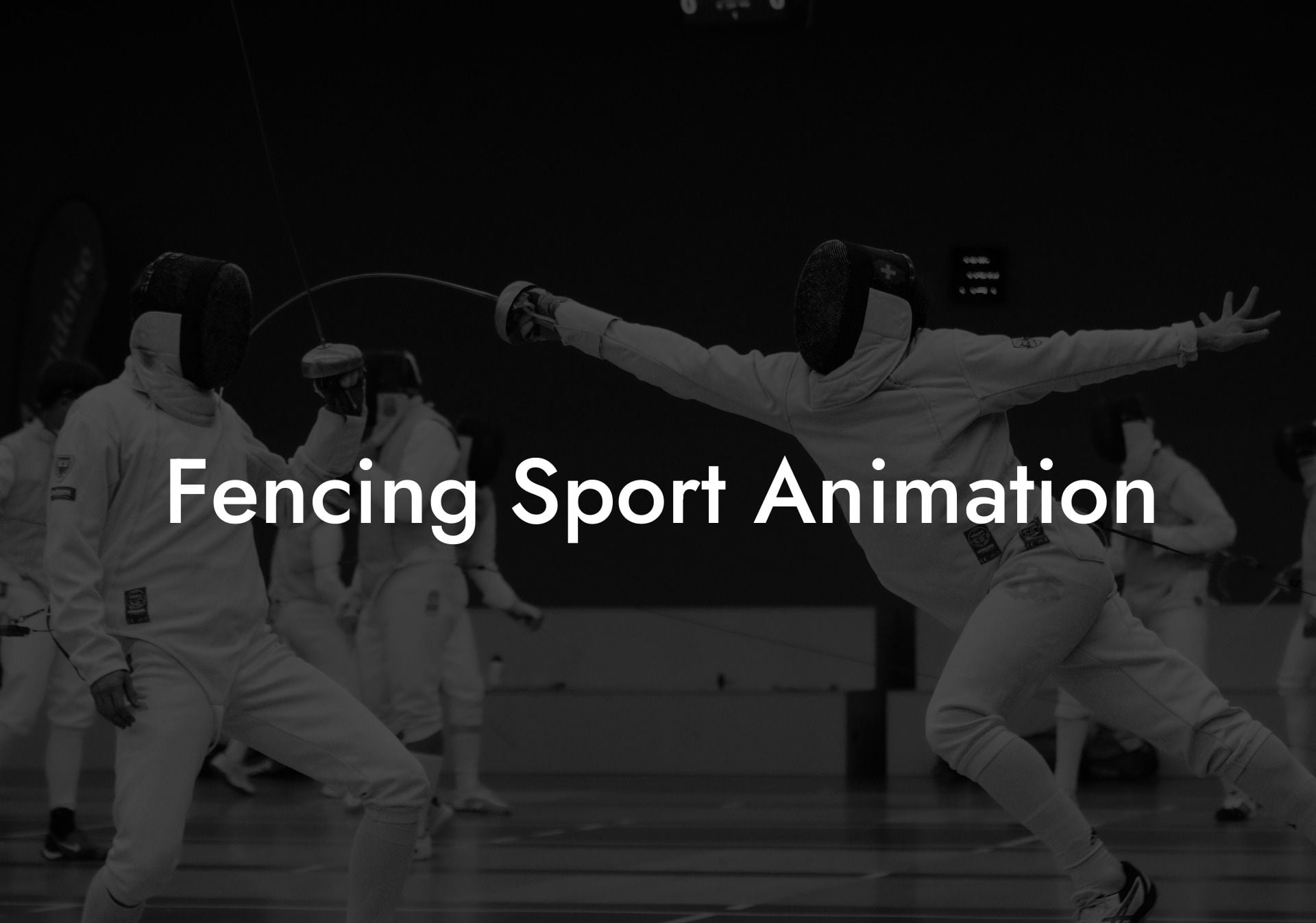 Fencing Sport Animation