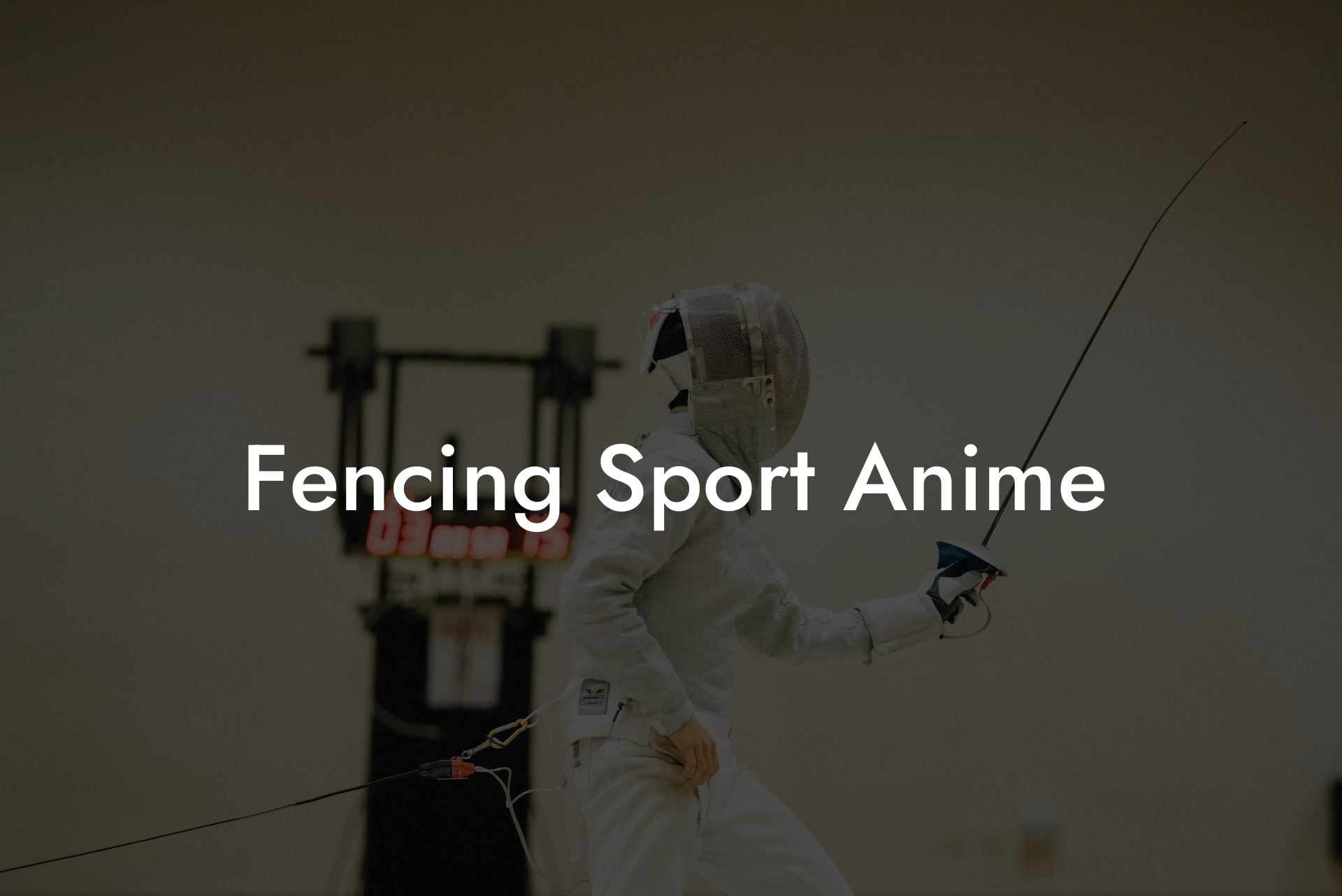 Fencing Sport Anime