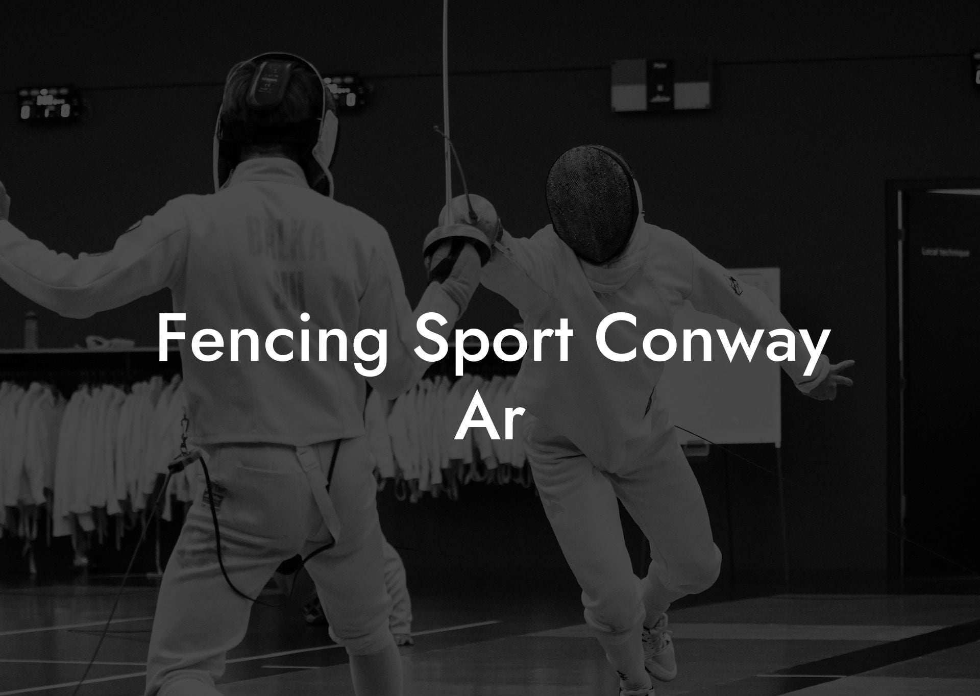 Fencing Sport Conway Ar