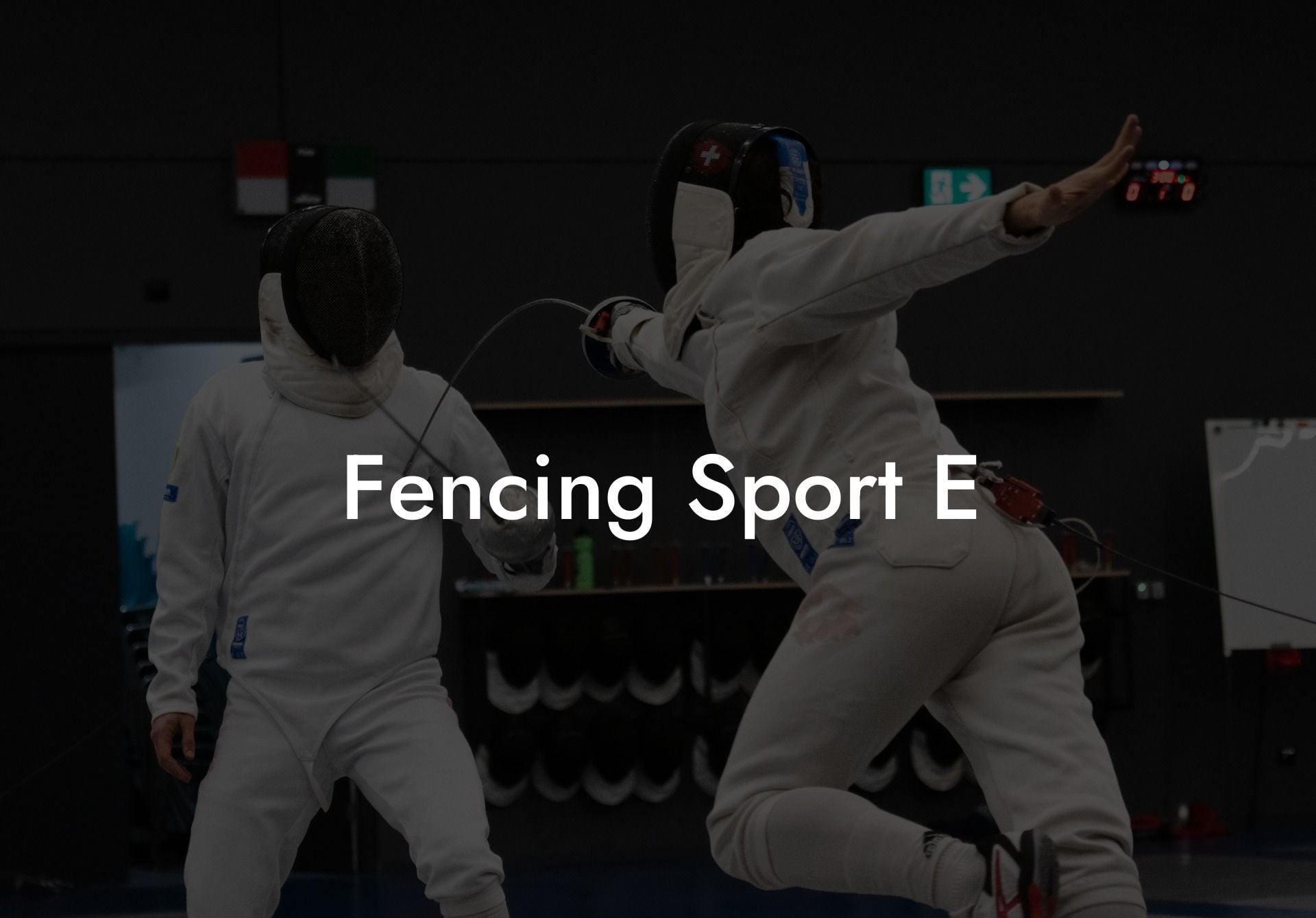 Fencing Sport E
