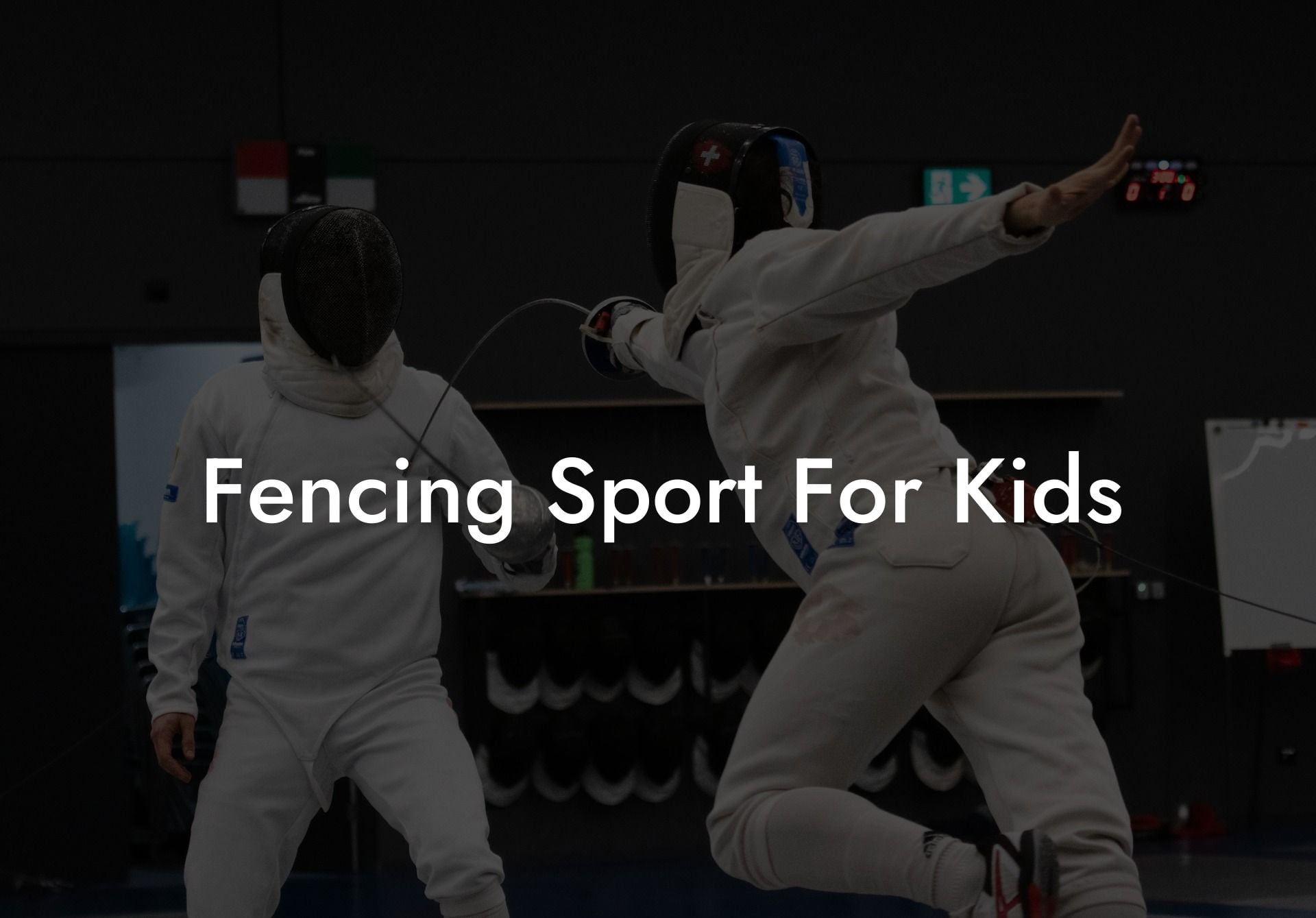 Fencing Sport For Kids