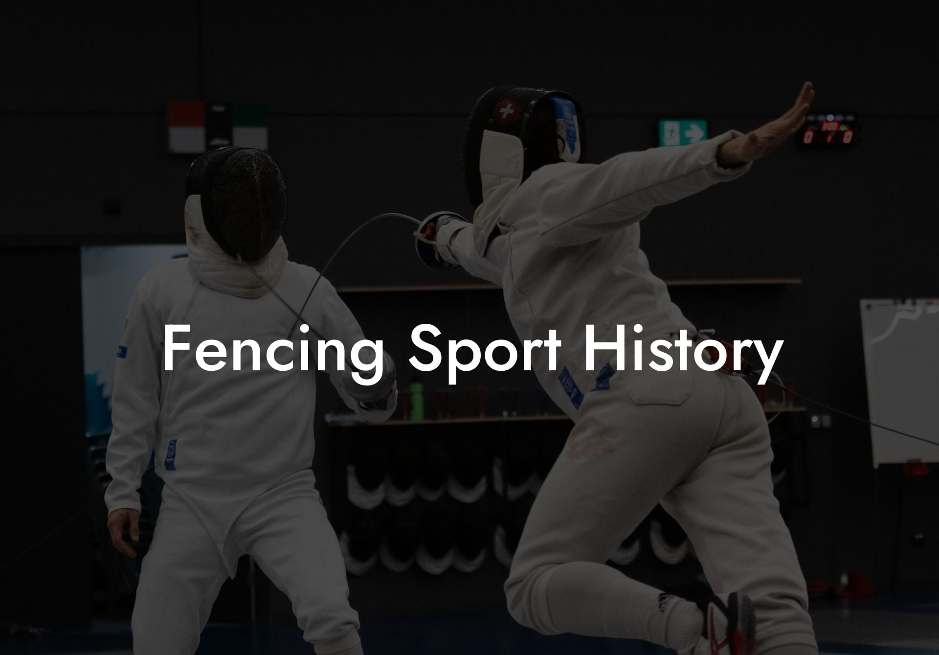 Fencing Sport History