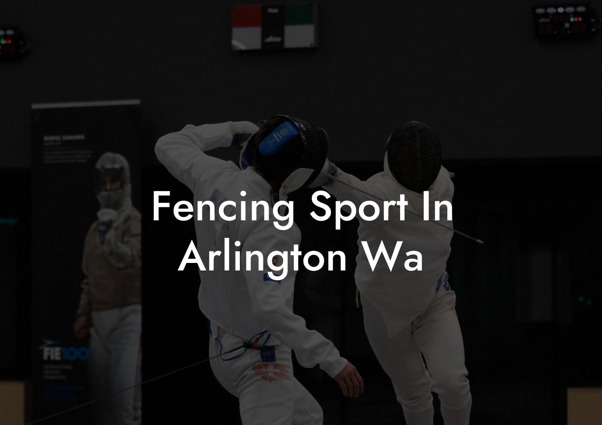 Fencing Sport In Arlington Wa