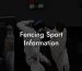 Fencing Sport Information