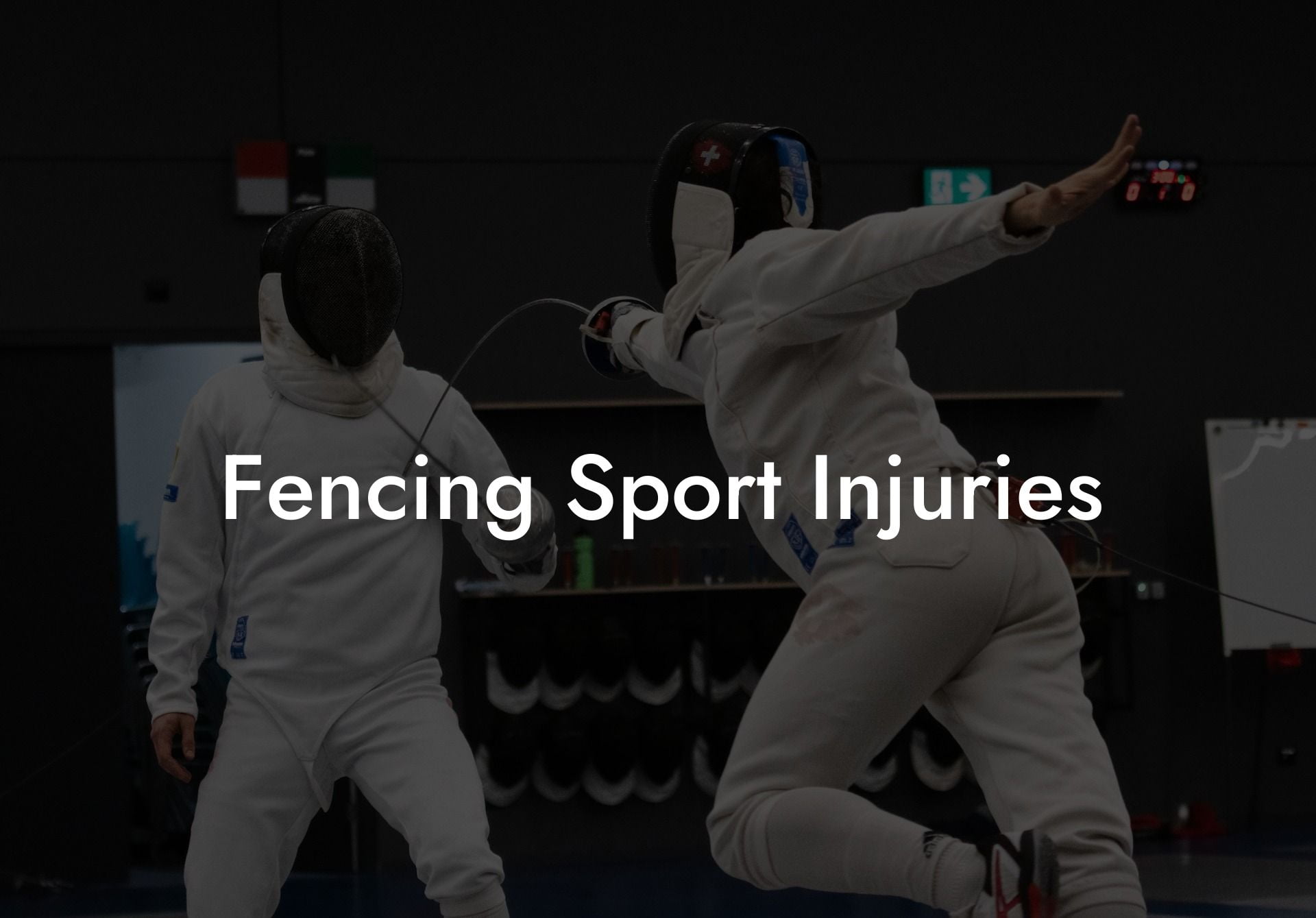 Fencing Sport Injuries