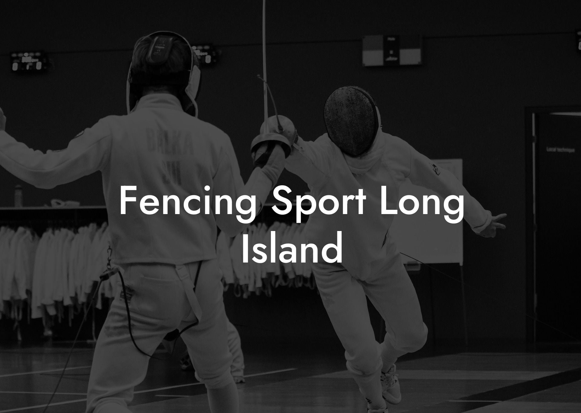 Fencing Sport Long Island