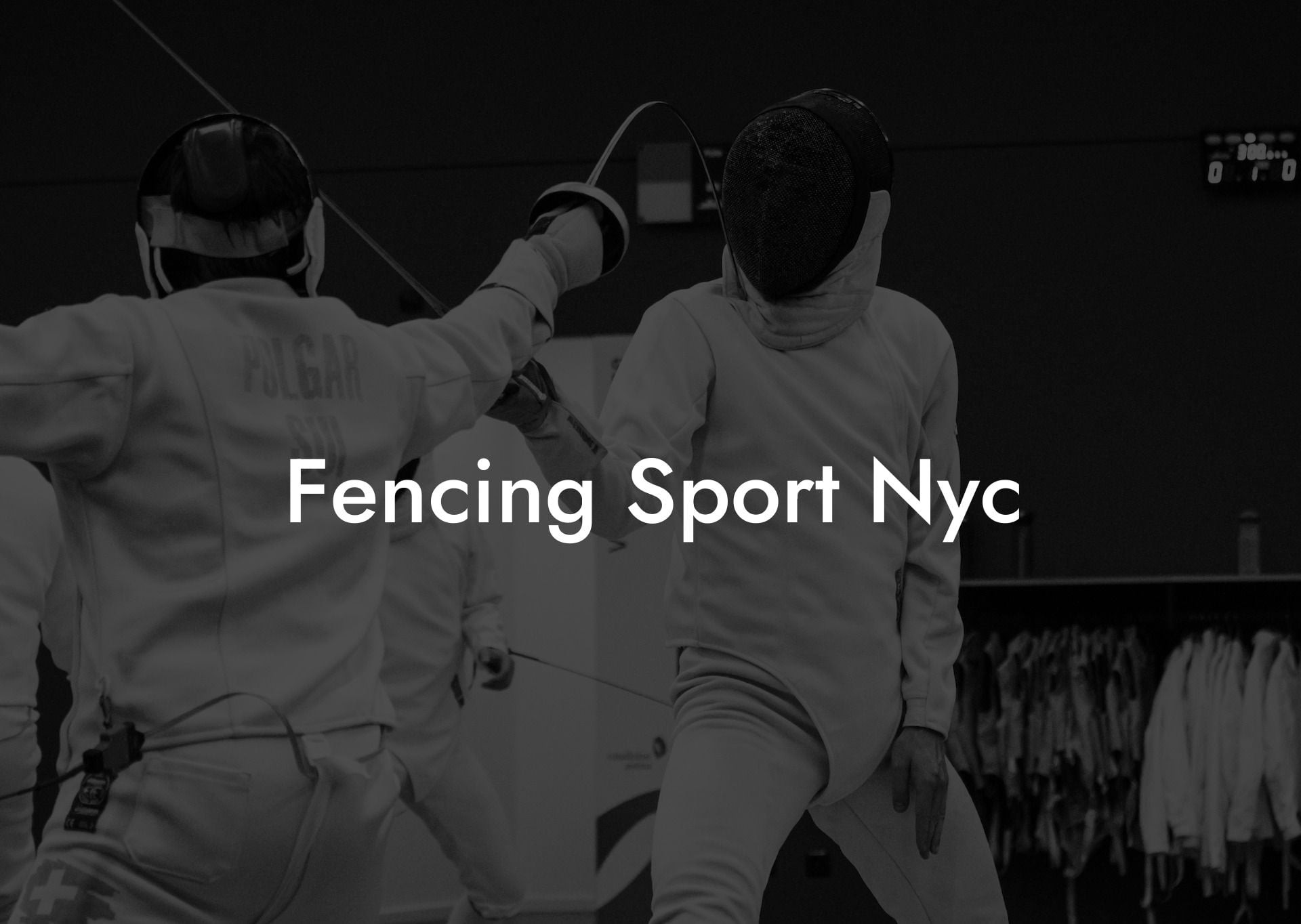 Fencing Sport Nyc