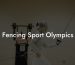 Fencing Sport Olympics