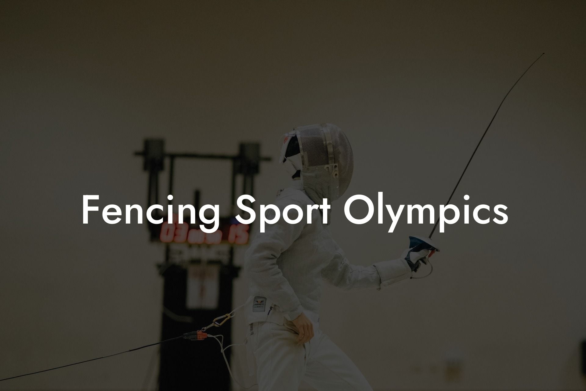 Fencing Sport Olympics