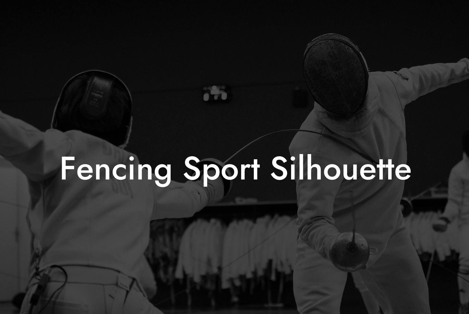 Fencing Sport Silhouette