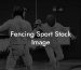 Fencing Sport Stock Image