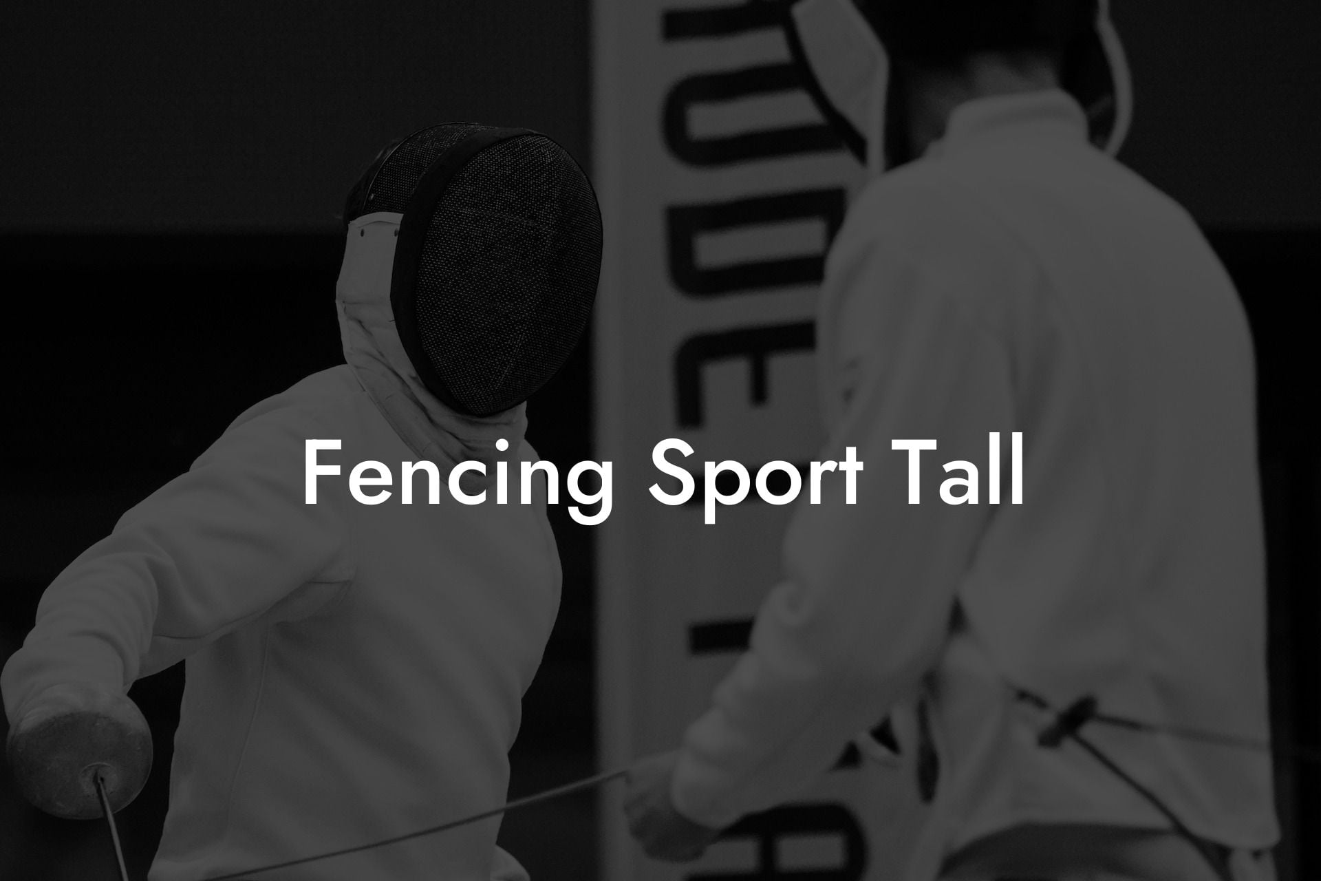Fencing Sport Tall