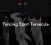 Fencing Sport Temecula