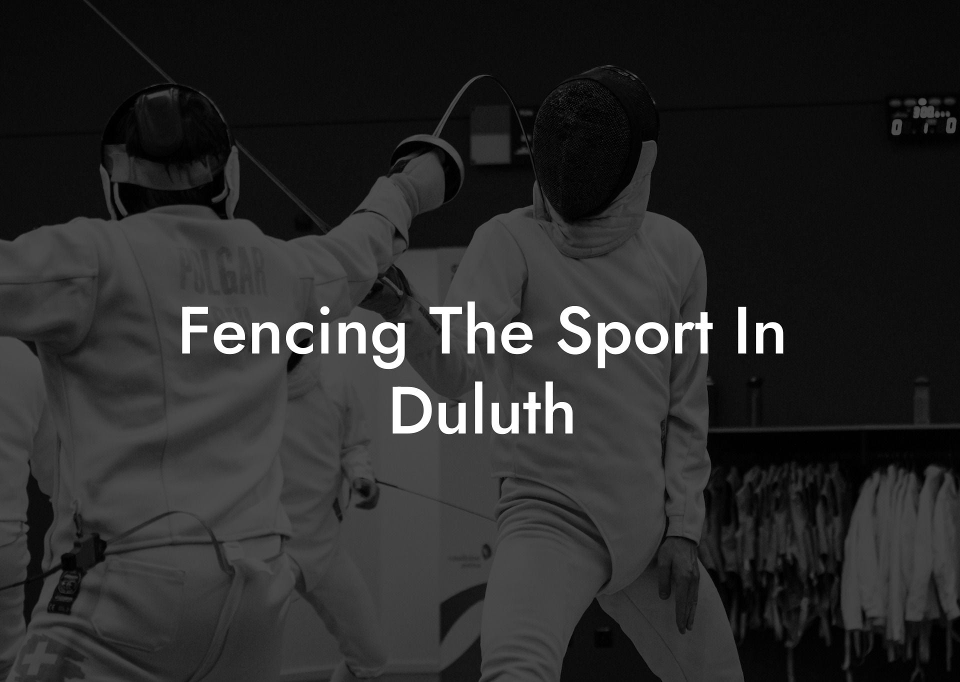 Fencing The Sport In Duluth