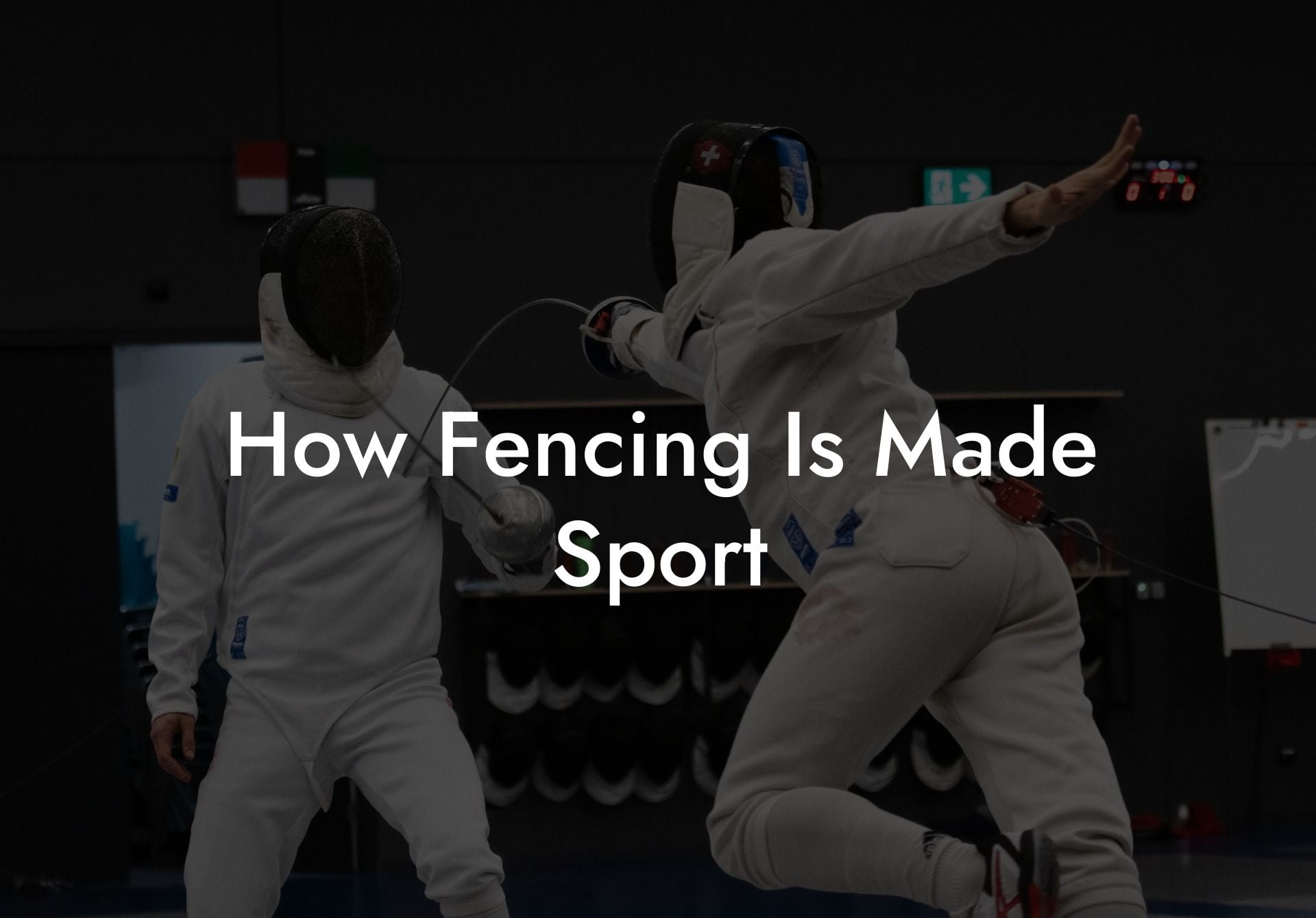 How Fencing Is Made Sport