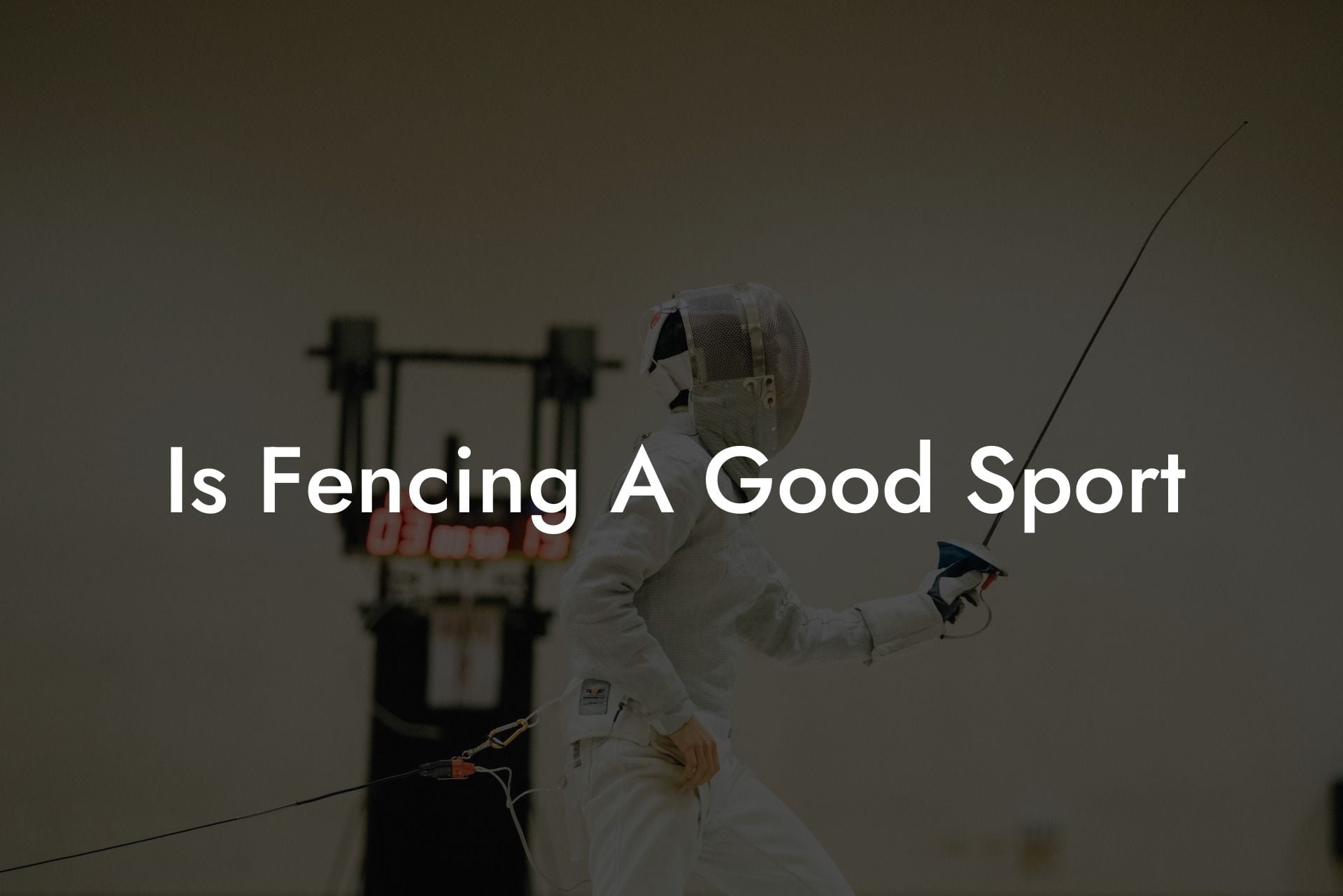 Is Fencing A Good Sport