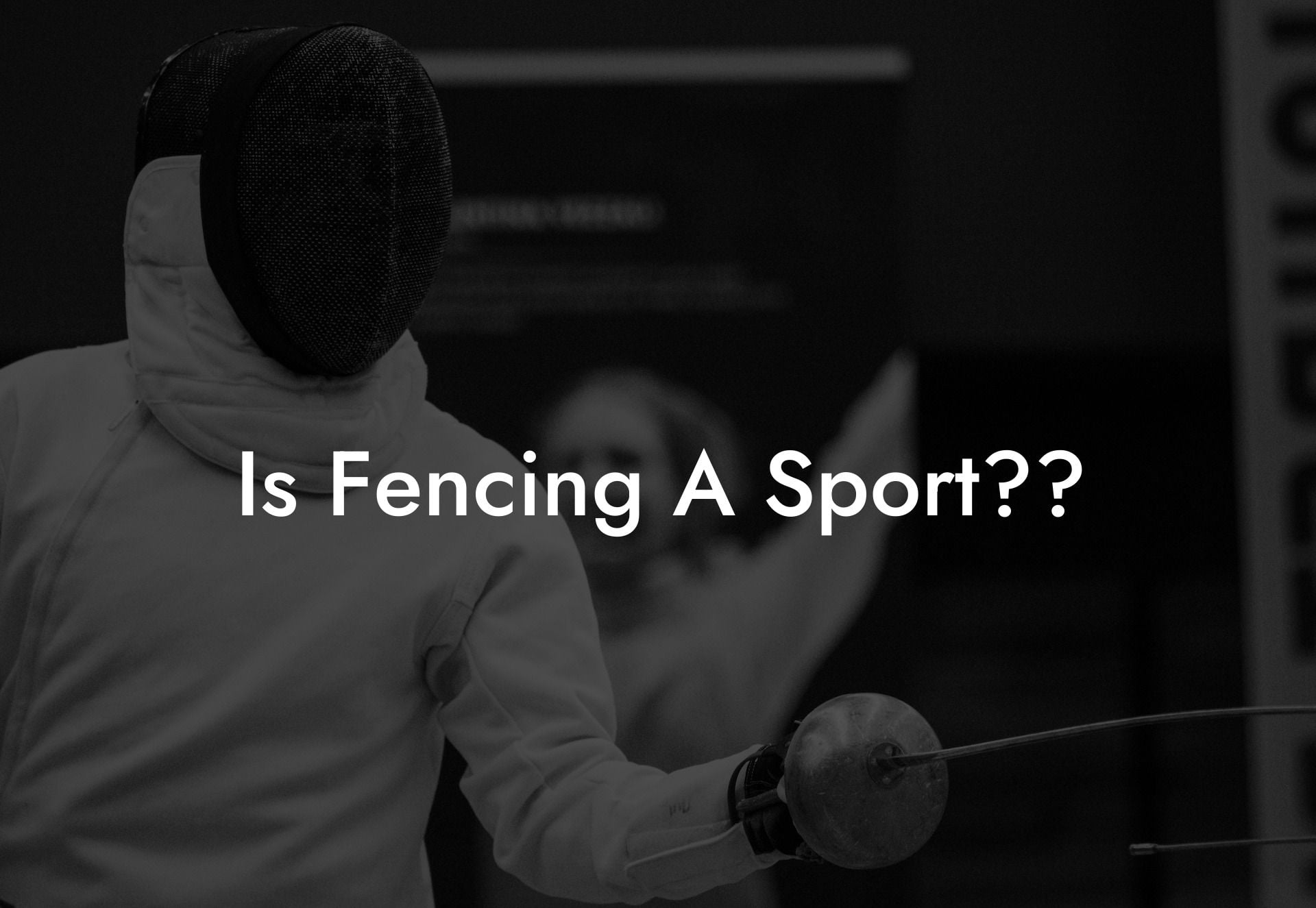 Is Fencing A Sport??