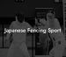 Japanese Fencing Sport
