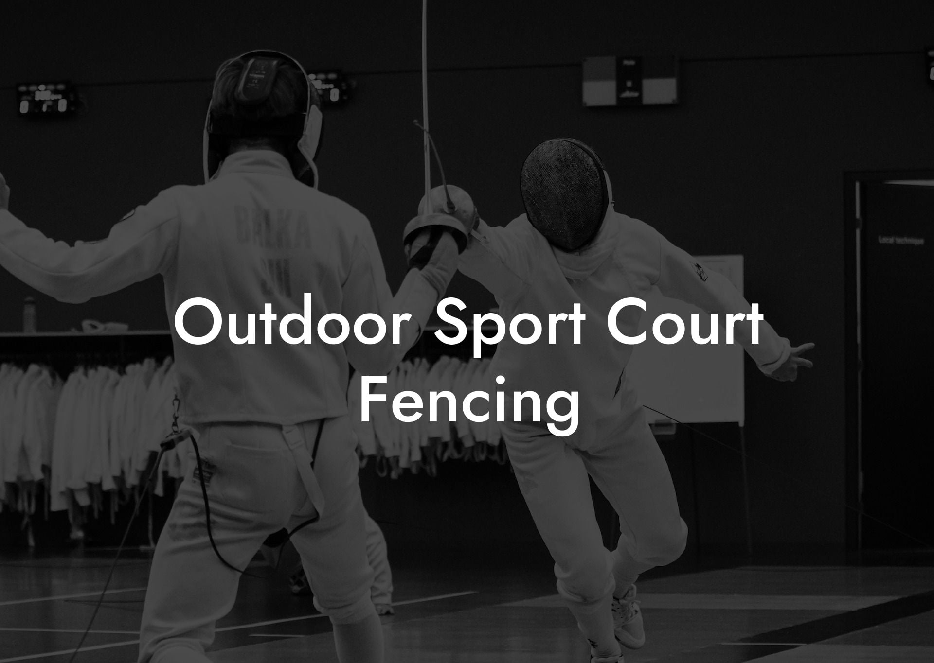 Outdoor Sport Court Fencing