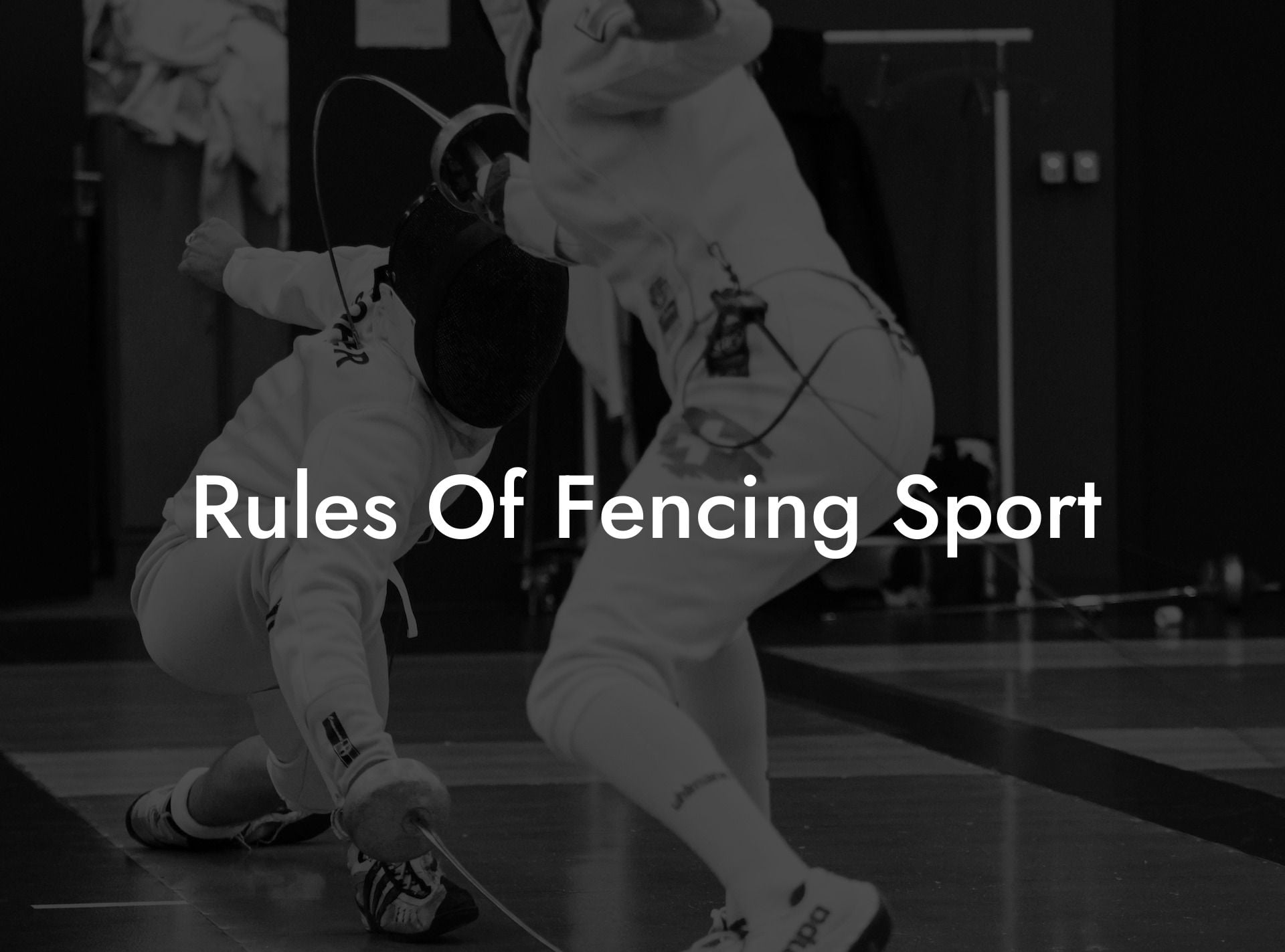 Rules Of Fencing Sport