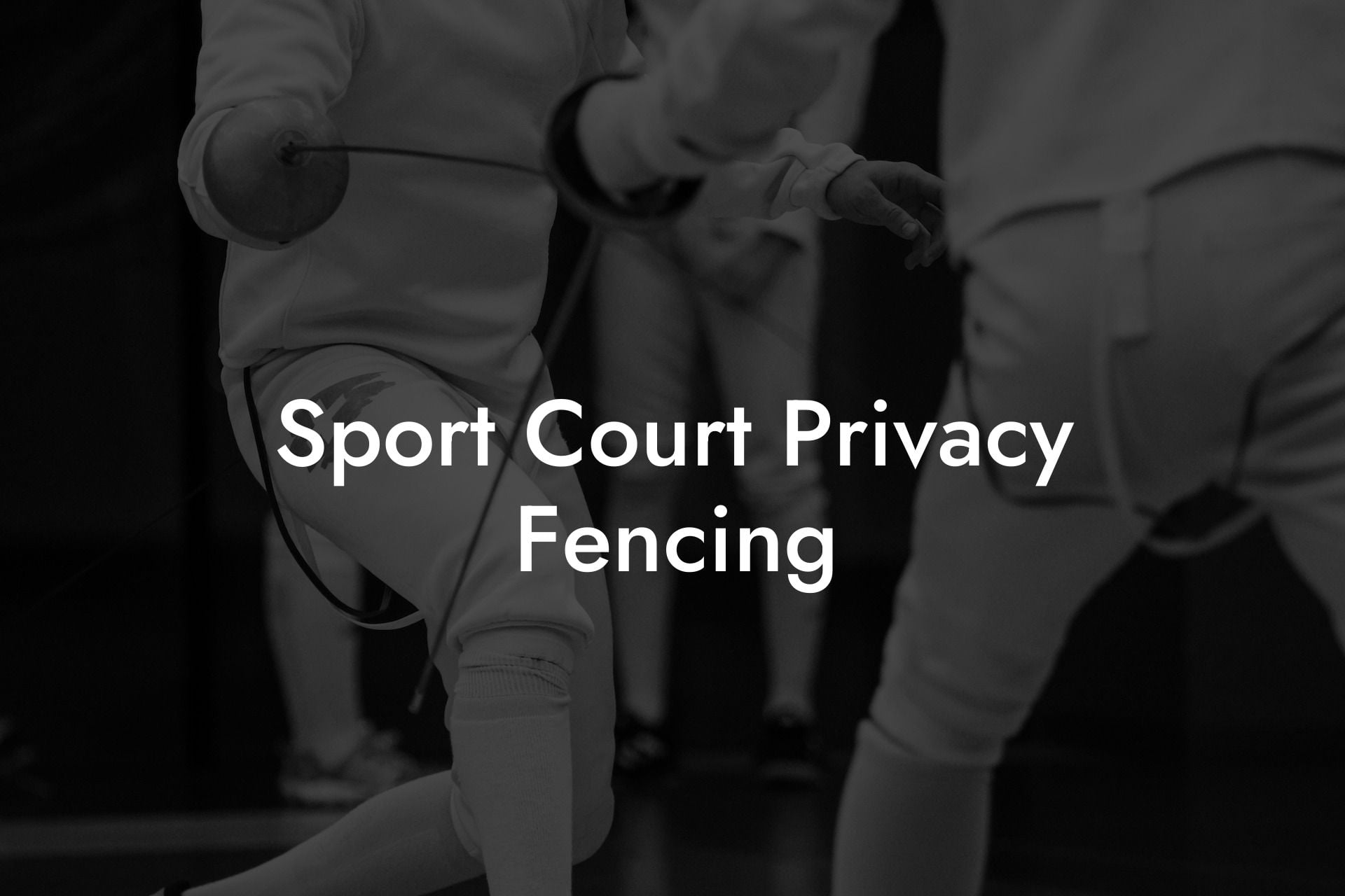 Sport Court Privacy Fencing