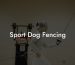 Sport Dog Fencing