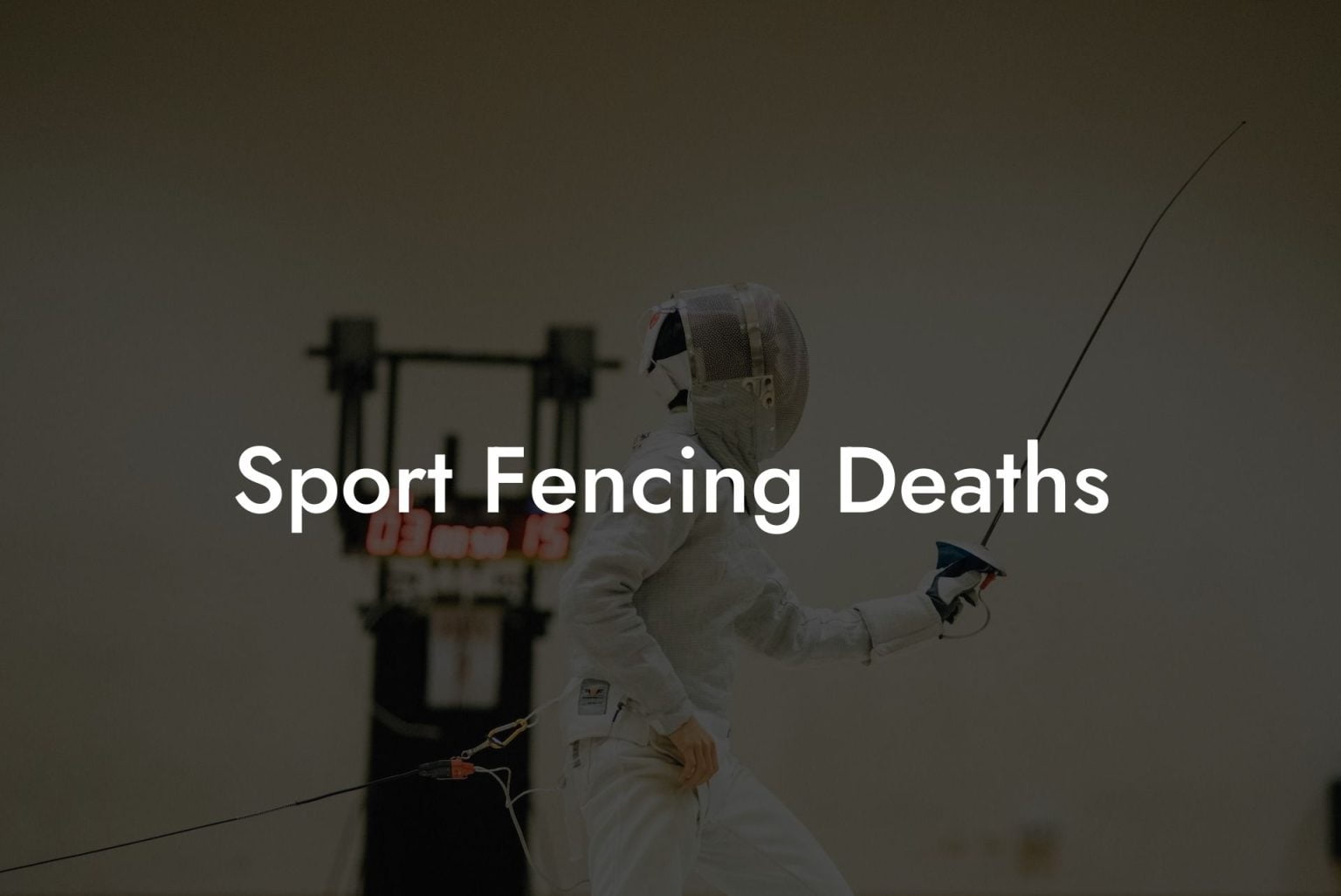 Sport Fencing Deaths Anchorage Fencing Club Fencing Guides