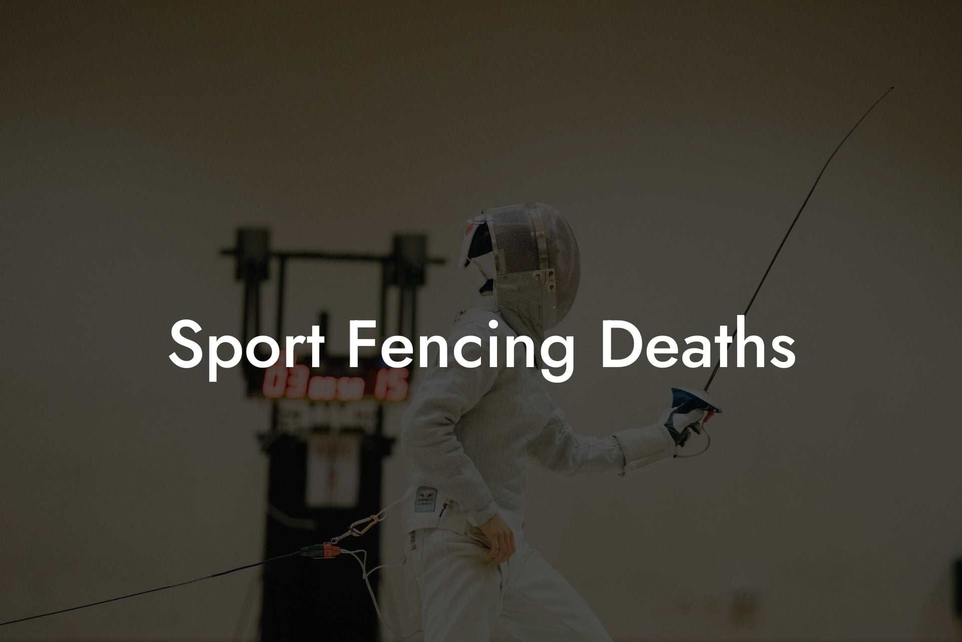 Sport Fencing Deaths
