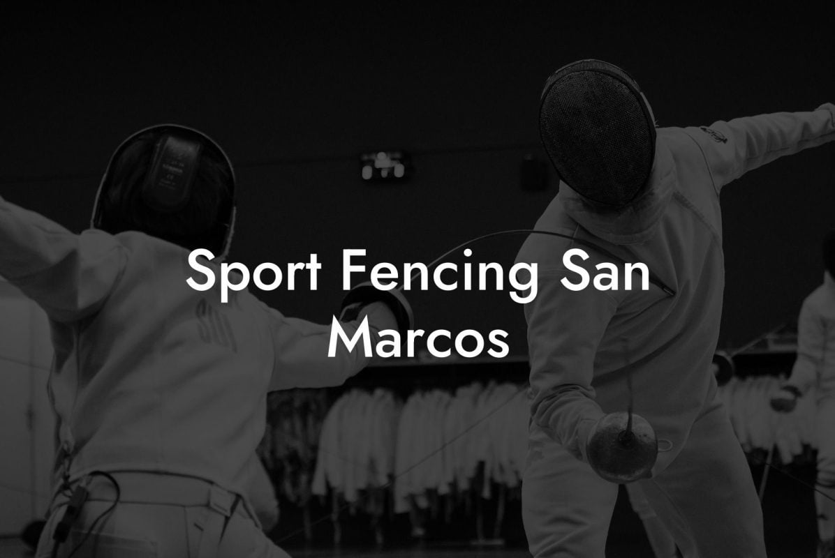 Sport Fencing San Marcos