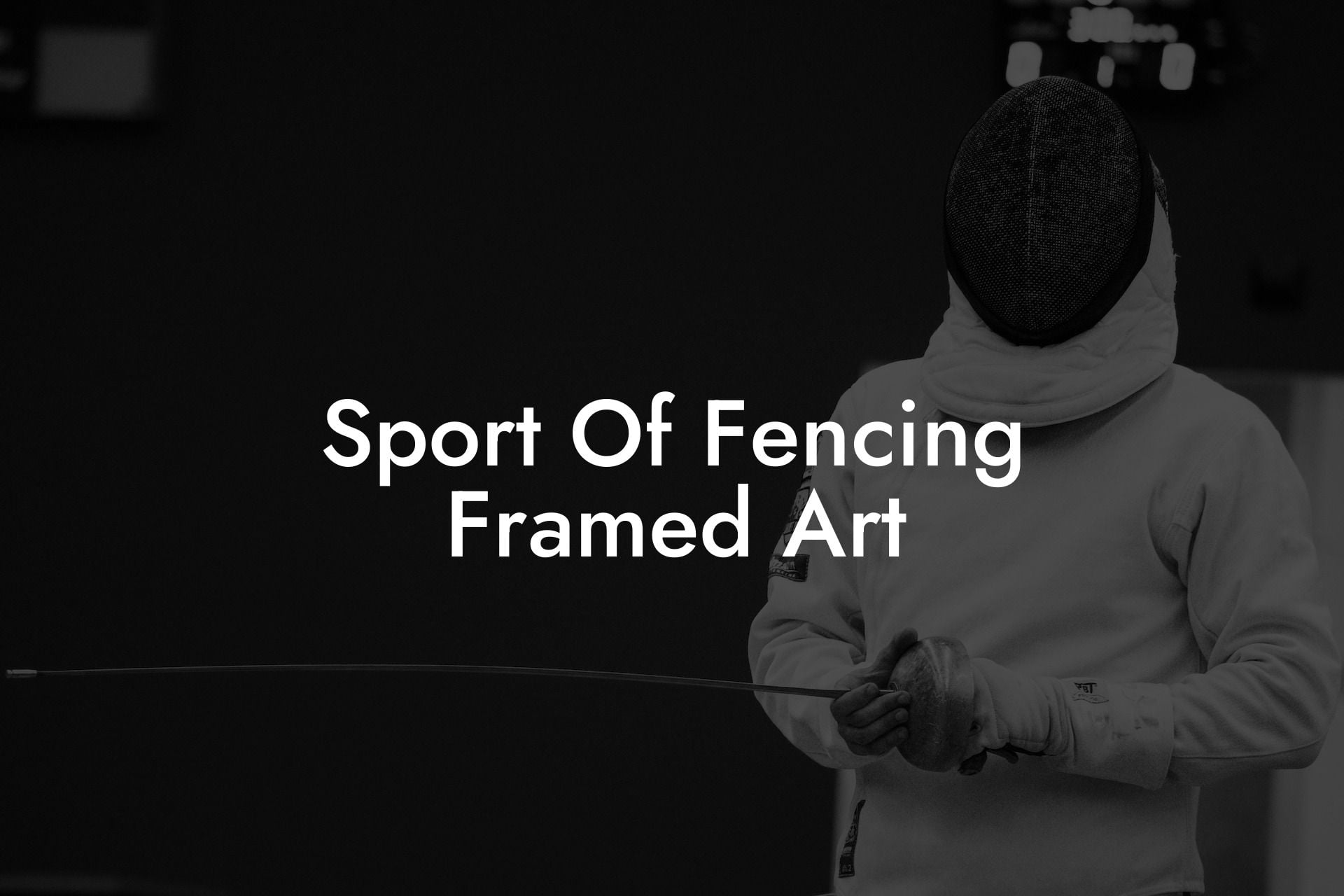 Sport Of Fencing Framed Art