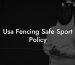 Usa Fencing Safe Sport Policy