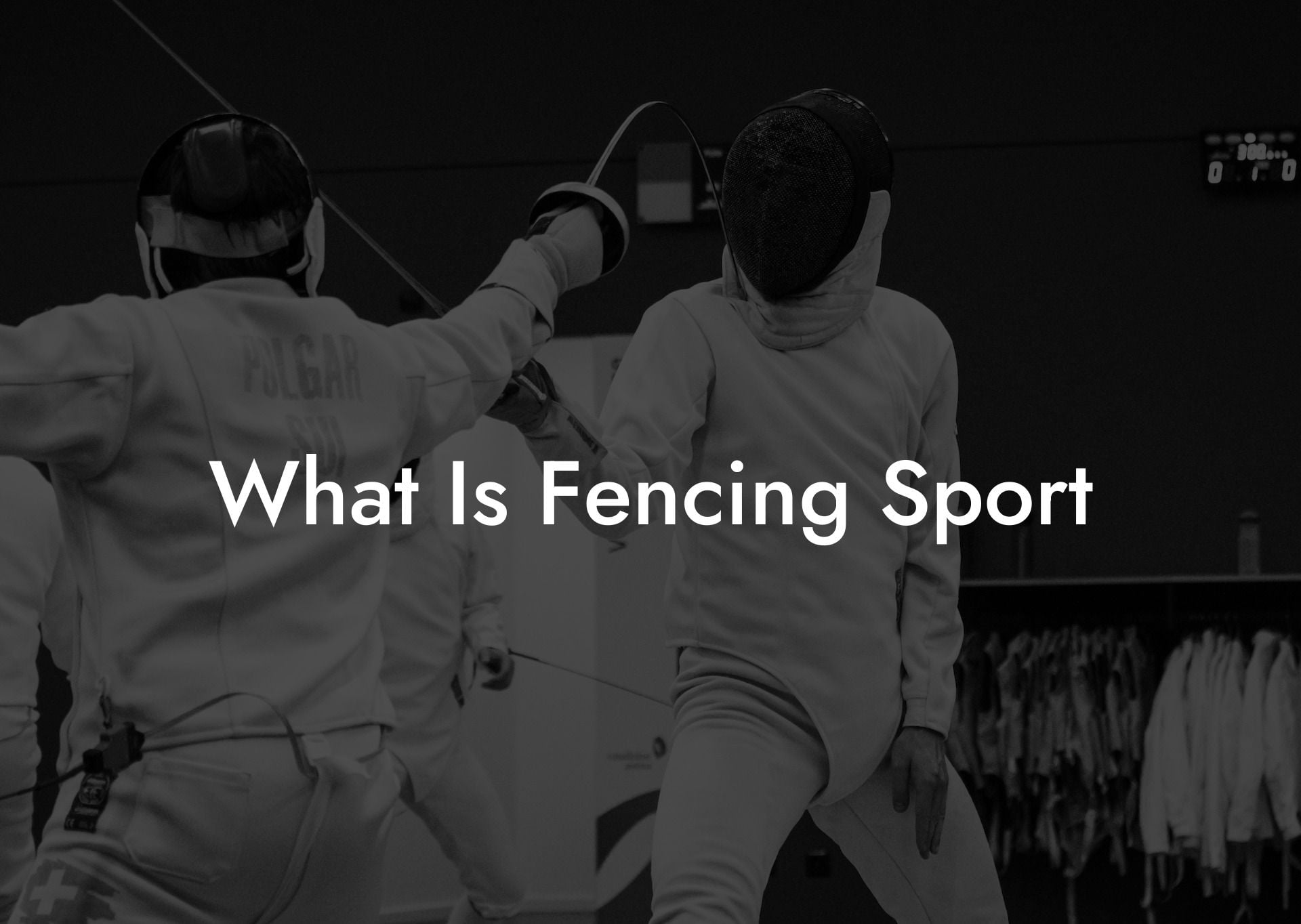 What Is Fencing Sport