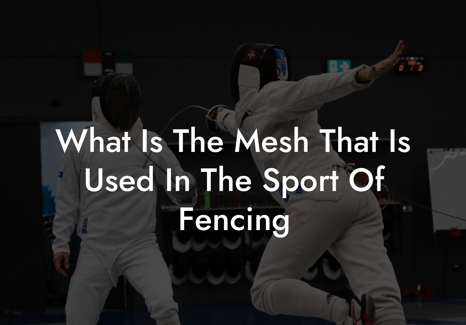 What Is The Mesh That Is Used In The Sport Of Fencing