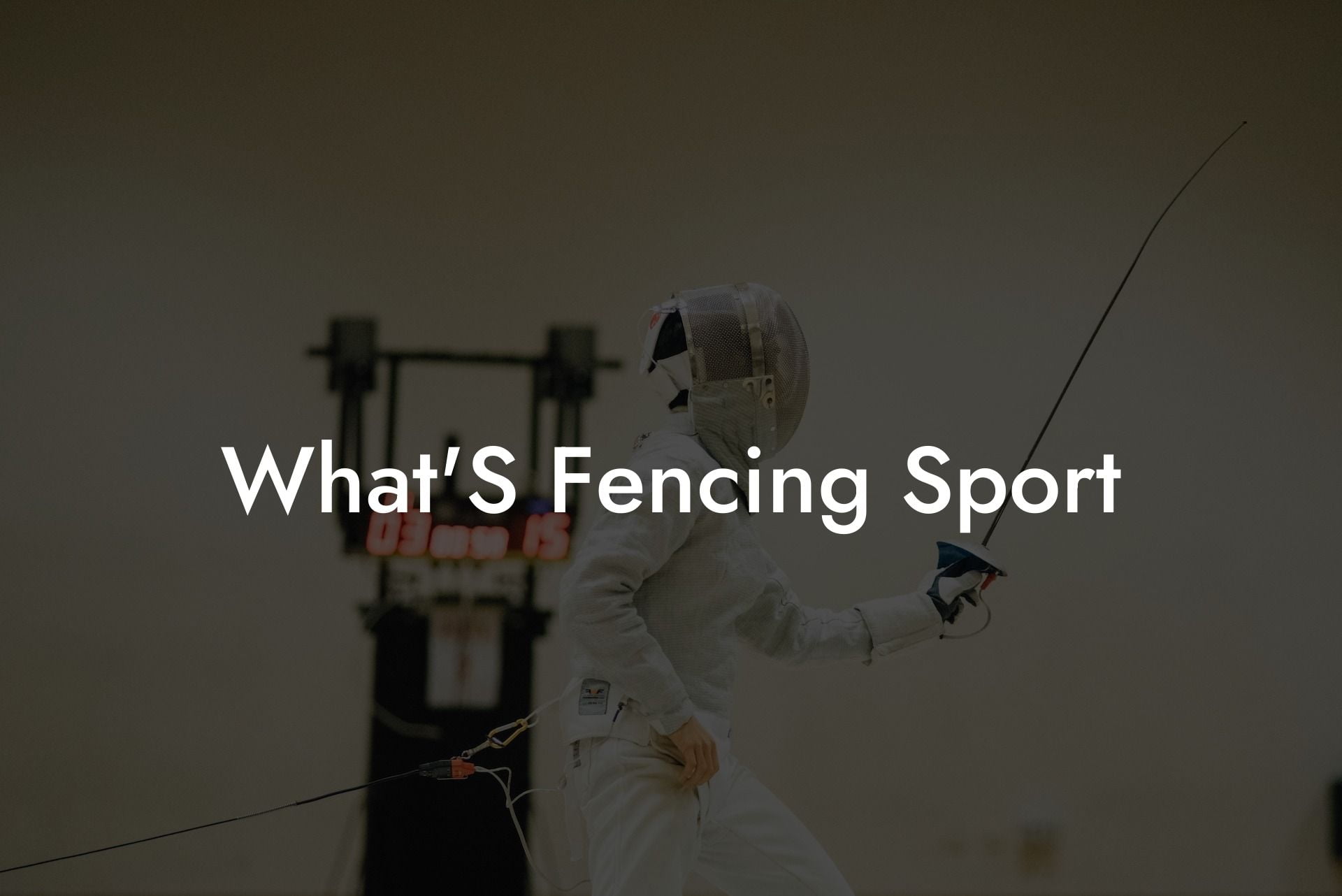 What'S Fencing Sport